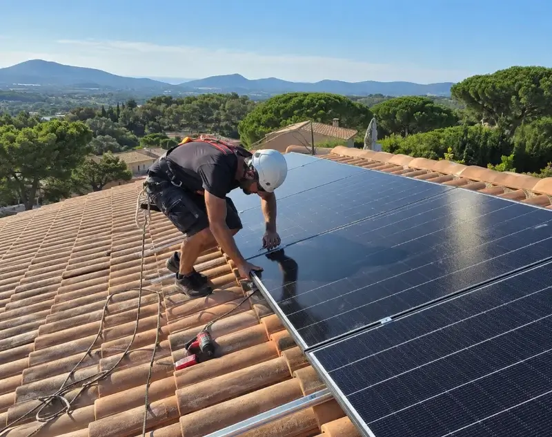 Installateur panneaux solaires Le Temple-de-Bretagne — pose photovoltaïque sur toiture